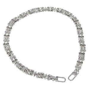 LOUIS VUITTON For Dauphine Shoulder Strap Stainless Steel Silver LV Auth 152702A